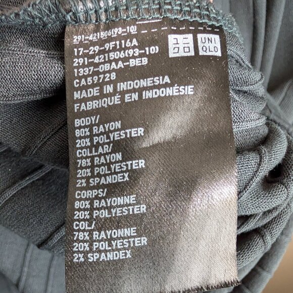 Uniqlo x Hana Tajima Collab Ribbed V-Neck Dress - Picture 6 of 6